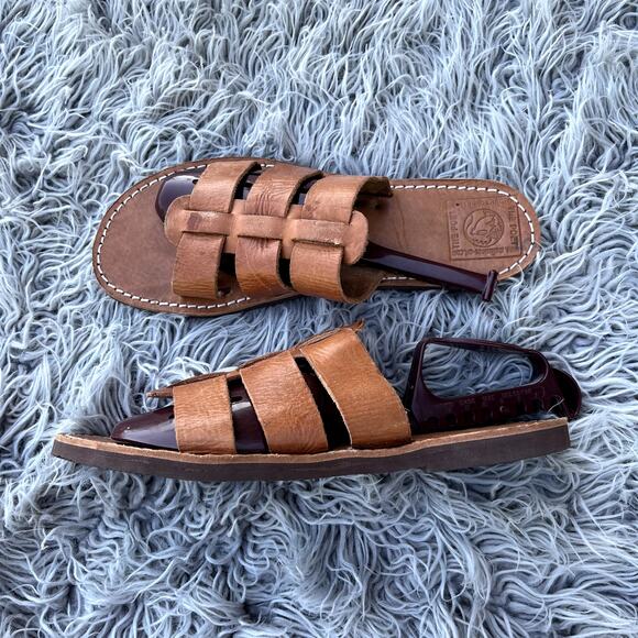 Melissinos Art The Poet Caesar Hand Made Leather Sandals Athens Greece Handmade - Picture 4 of 10